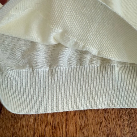 SuitSupply Off White Merino Crewneck Sweater size M - Picture 14 of 16